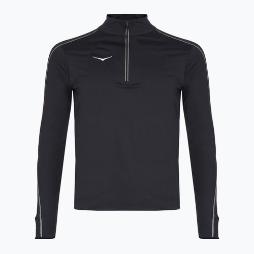 Men's running sweatshirt HOKA GlideTech Quarter Zip black