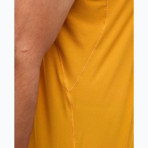 Men's running tank top HOKA Airolite Run Tank varsity yellow