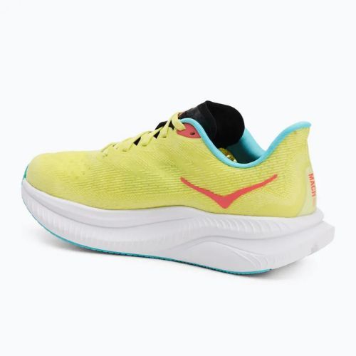 Men's running shoes HOKA Mach 6 yuzu/cielo blue