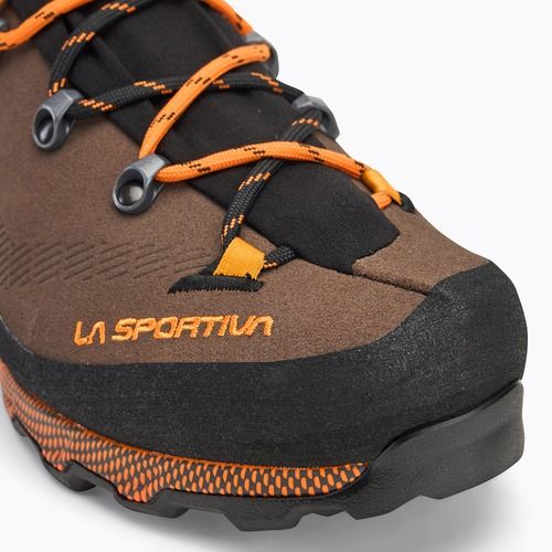 Men's trekking shoes La Sportiva Aequilibrium Trek GTX chocolate/papaya