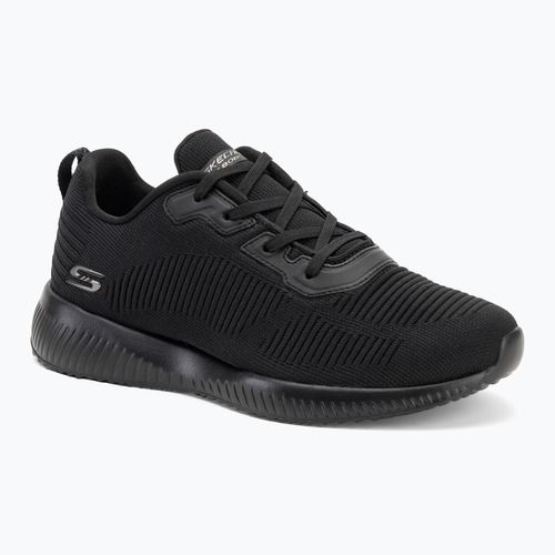 Women's SKECHERS Bobs Sport Squad Tough Talk black shoes