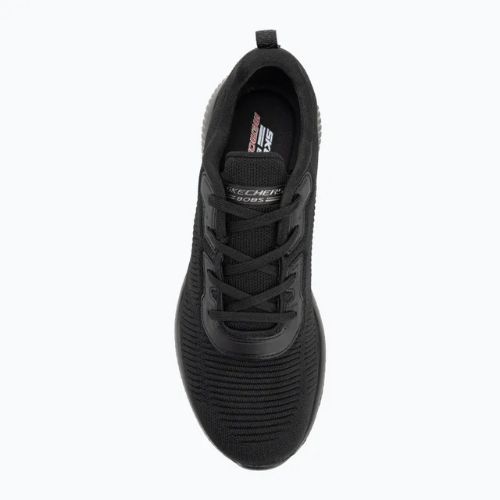 Women's SKECHERS Bobs Sport Squad Tough Talk black shoes