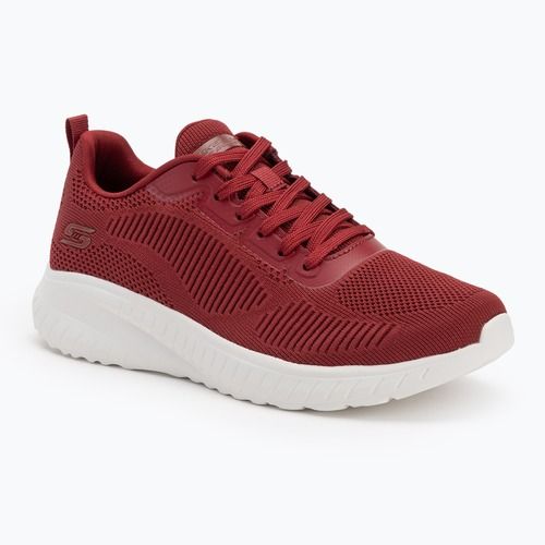 SKECHERS Women's Shoes Bobs Squad Chaos Face Off red