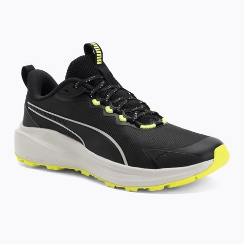 PUMA Skyrocket Lite Trail running shoes puma black/feather gray/yellow alert