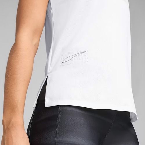 Women's running shirt PUMA Run Graphic Mesh Tee puma white