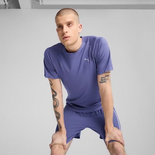 Men's running T-shirt PUMA Run Cloudspun Tee blue crystal