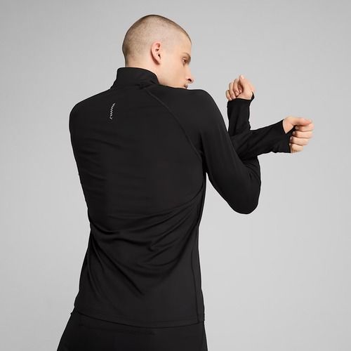 Men's running sweatshirt PUMA Run Velocity Cloudspun 1/4 Zip puma black