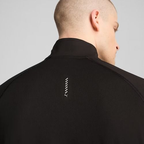 Men's running sweatshirt PUMA Run Velocity Cloudspun 1/4 Zip puma black