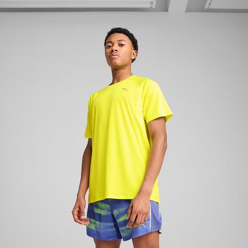 Men's running T-shirt PUMA Run Velocity Tee Poly lemon sherbert