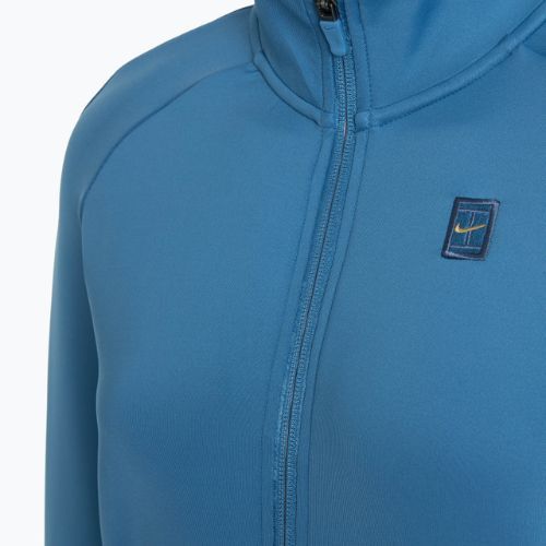 Women's tennis sweatshirt Nike Court Dri-Fit Heritage FZ aegean storm / aegean storm