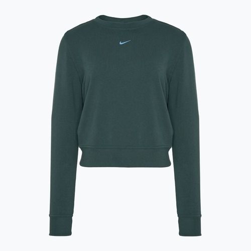 Nike Dri-FIT One Crew Neck French Terry women's sweatshirt vintage green/ black