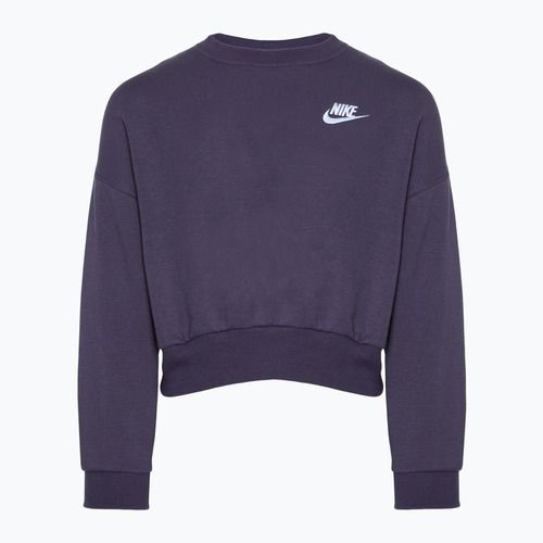 Children's sweatshirt Nike Sportswear Club Fleece dark raisin / white
