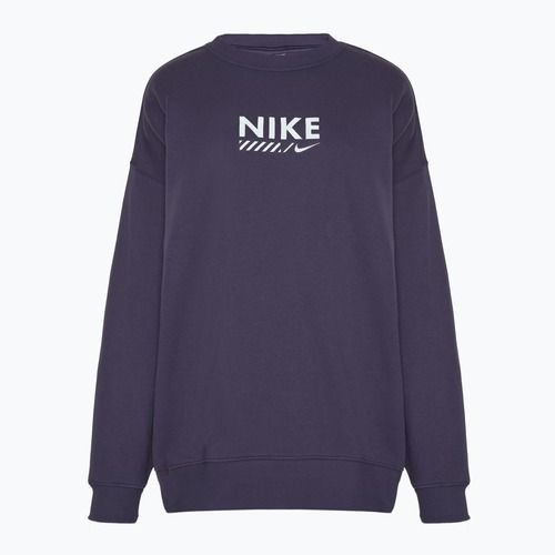 Women's sweatshirt Nike Sportswear Oversized Crew-Neck dark raisin