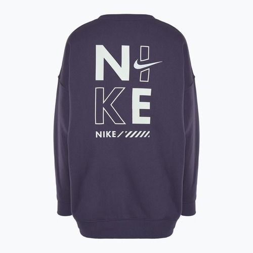 Women's sweatshirt Nike Sportswear Oversized Crew-Neck dark raisin