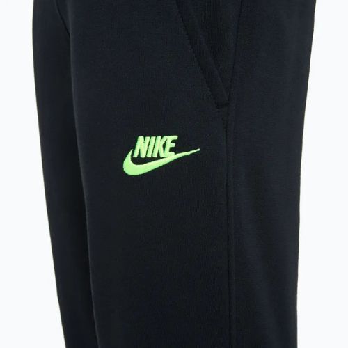 Nike Sportswear Club Fleece children's trousers black / volt