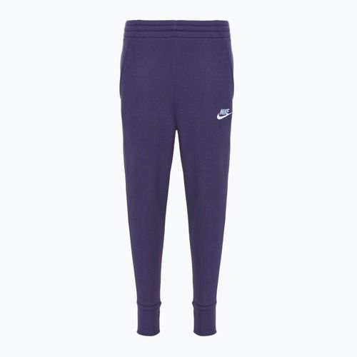 Nike Sportswear Club Fleece children's trousers dark raisin / dark raisin / white