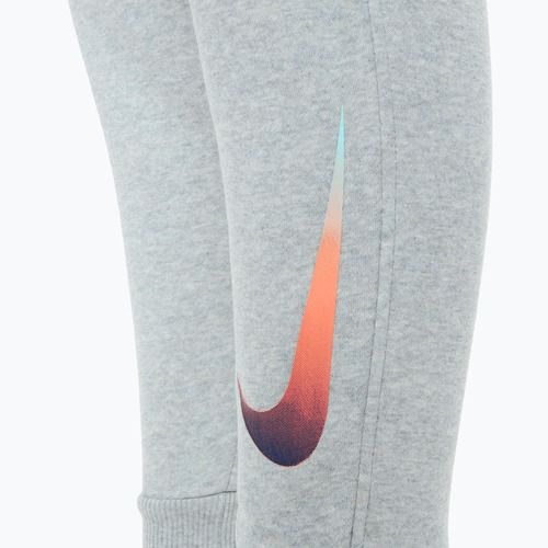 Nike CR7 Club Fleece children's trousers light smoke grey / heather / metallic gold