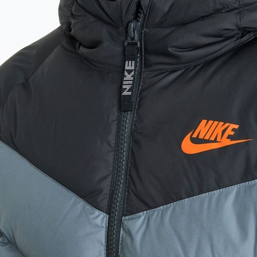 Nike Sportswear Big Kids Synthetic anthracite/ cool grey/ safety orange jacket