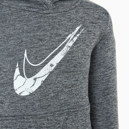 Nike Multi Stain Repel Therma-FIT children's sweatshirt black/ light smoke grey/ heather/ white