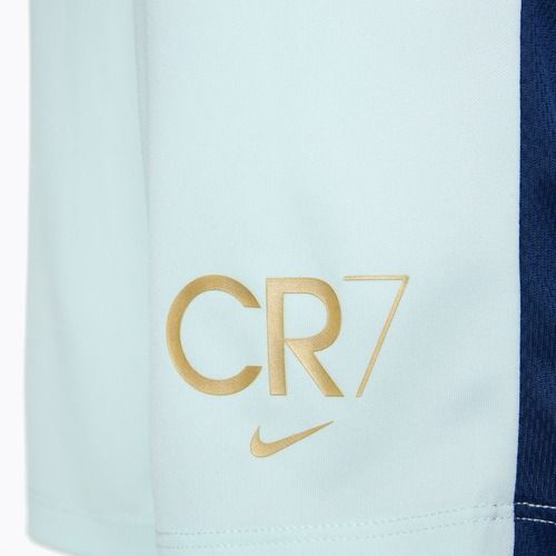 Nike CR7 Academy Dri-FIT children's football shorts barely green/ blue void/ metallic gold