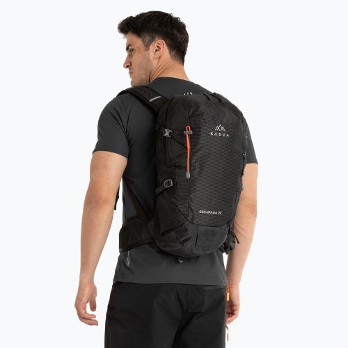 KADVA Escapada 20 l black hiking backpack