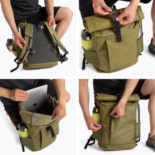 KADVA Companion 20 l khaki city backpack
