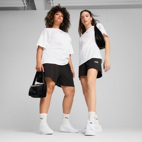 Women's shorts PUMA ESS Small No. 1 Logo 4 Lightweight High puma black