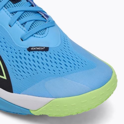 Men's indoor sports shoes PUMA Solarstrike III luminous blue/club navy/fizzy apple