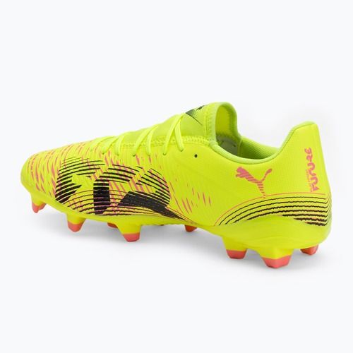 Men's football boots PUMA Future 8 Play FG/AG yellow alert/ puma black/ sun struck