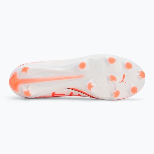 Men's football boots PUMA Ultra 5 Pro FG/AG puma white/puma black/glowing red