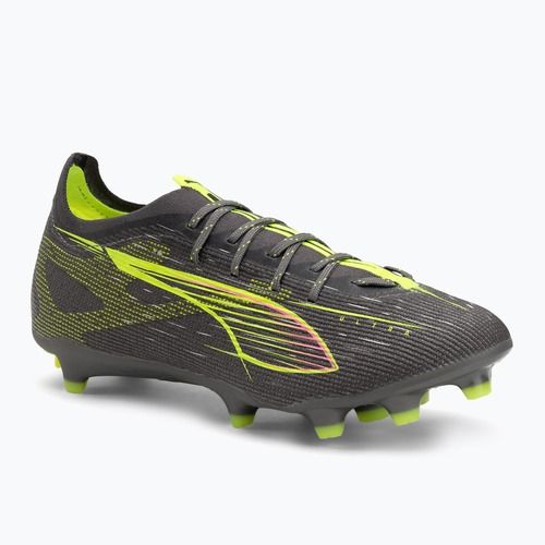 PUMA men's football boots Ultra 5 Pro FG/AG matte aged silver/yellow alert/sun struck