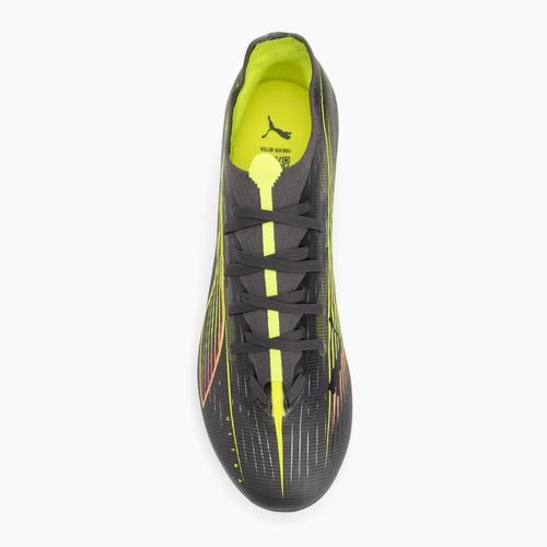 PUMA men's football boots Ultra 5 Match FG/AG matte aged silver/yellow alert/puma aged silver