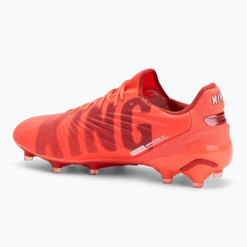 Men's football boots PUMA King Ultimate FG/AG glowing red/puma white/red fire
