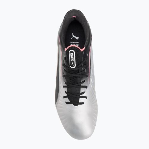 Men's football boots PUMA King Ultimate FG/AG puma silver/puma black/sun struck/puma white