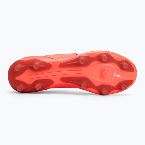 Men's football boots PUMA King Pro FG/AG glowing red/puma white/red fire