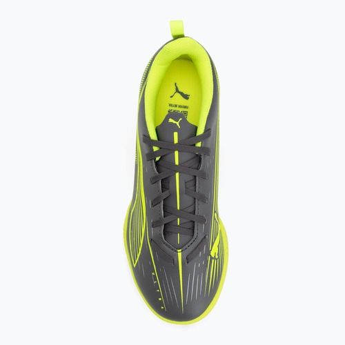 PUMA Ultra 5 Play TT Jr children's football boots matte aged silver/yellow alert/puma aged silver