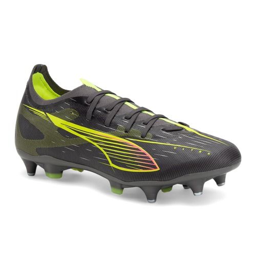 Men's football boots PUMA Ultra 5 Match MxSG matte aged/yellow alert/puma aged silver