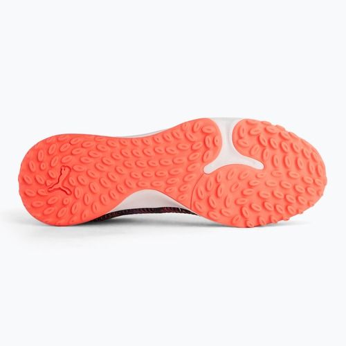 Men's football boots PUMA Future 8 Match Low TT puma black/ puma white/ glowing red