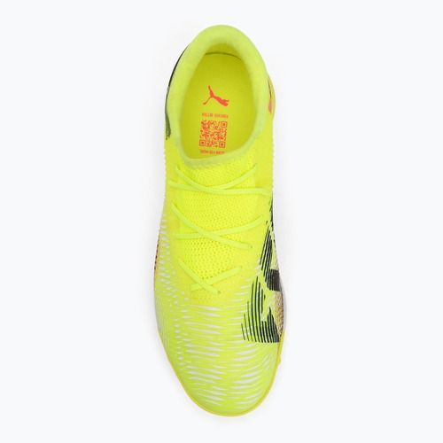 Men's football boots PUMA Future 8 Match Low TT yellow alert/ puma black/ sun struck