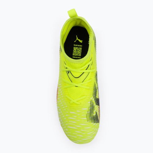 PUMA Future 8 Match TT + Mid yellow alert/ puma black/ sun struck Children's football boots