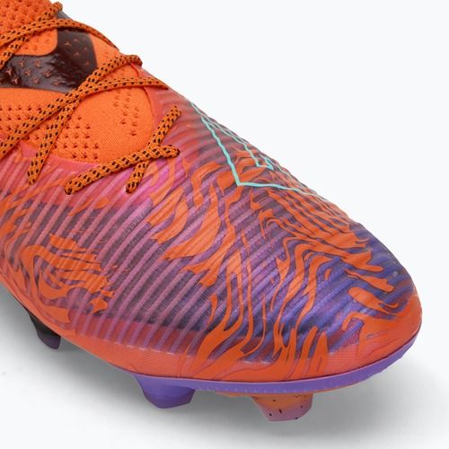 Men's football shoes PUMA Future 8 Ultimate Creativity FG orange poppy/dark amethyst/electric peppermint/black