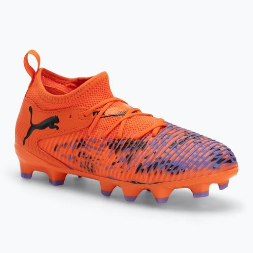 PUMA Future 8 Match Creativity FG/AG Jr children's football boots orange poppy/puma black/dark amethyst