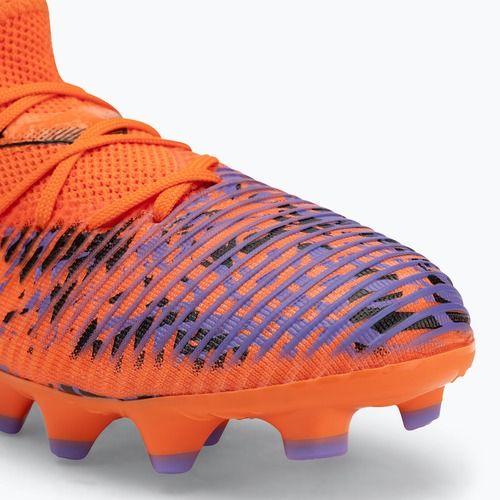 PUMA Future 8 Match Creativity FG/AG Jr children's football boots orange poppy/puma black/dark amethyst