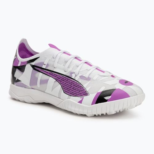 PUMA Ultra 5 Match Forever TT men's football boots puma white/pure magenta/feather gray/puma black