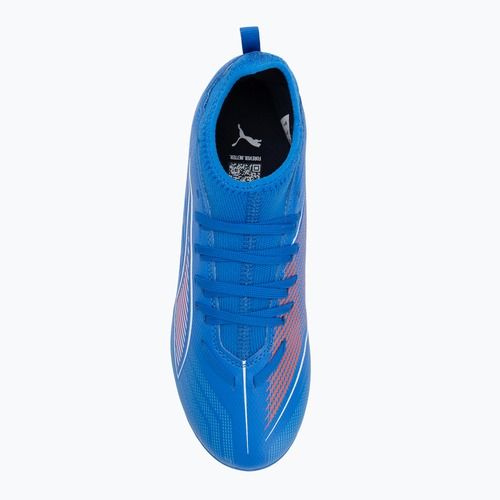 PUMA Ultra 6 Match FG/AG Jr children's football boots ultra blue/puma white/glowing red