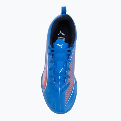 PUMA Ultra 6 Play It Jr children's football boots ultra blue/puma white/glowing red