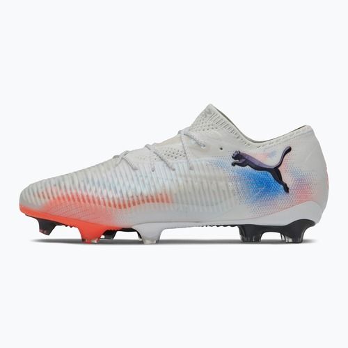 Men's football boots PUMA Future 8 Ultimate Low FG puma white/puma black/glowing red