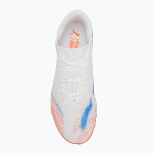 Women's football boots PUMA Future 8 Match Low TT puma white/puma black/glowing red