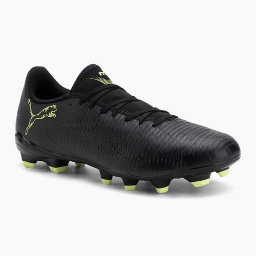 Men's football boots PUMA Future 8 Play FG/AG puma black/fizzy light/green terrain