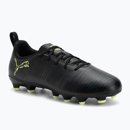 PUMA Future 8 Play FG/AG Jr children's football boots puma black/fizzy light/green terrain